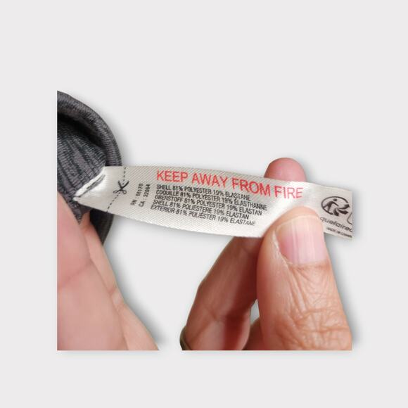 Free People FP Movement Womens Frosty Morning Cut Out Crop Top Gray M Athleisure - Picture 9 of 10